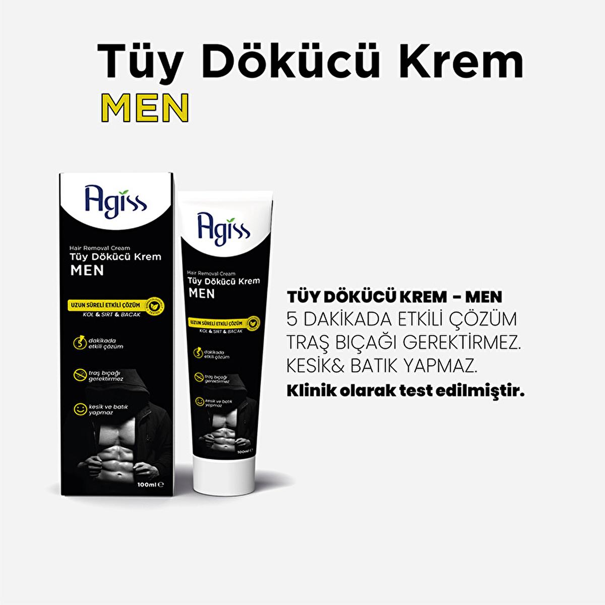 Agiss men's hair removal cream – view 3