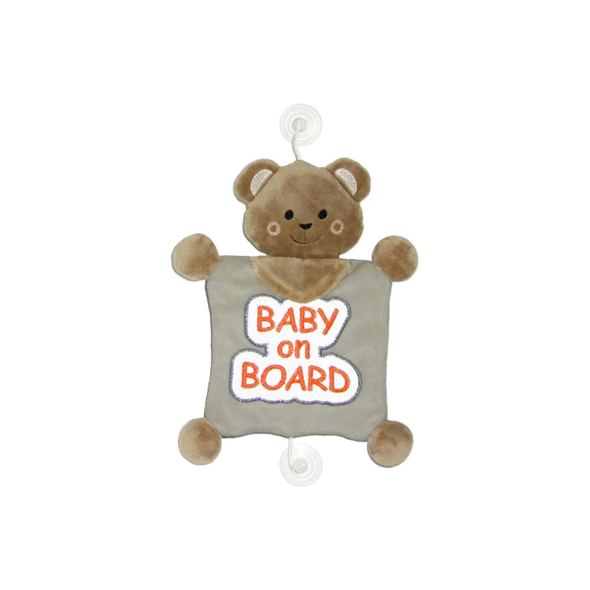 Babyjem Reflective Baby on Board Car Sign in Brown by Beauty Care Bag