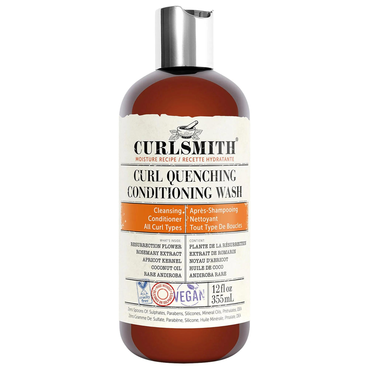 Curl Quenching sulfate-free conditioning hair wash for curly hair