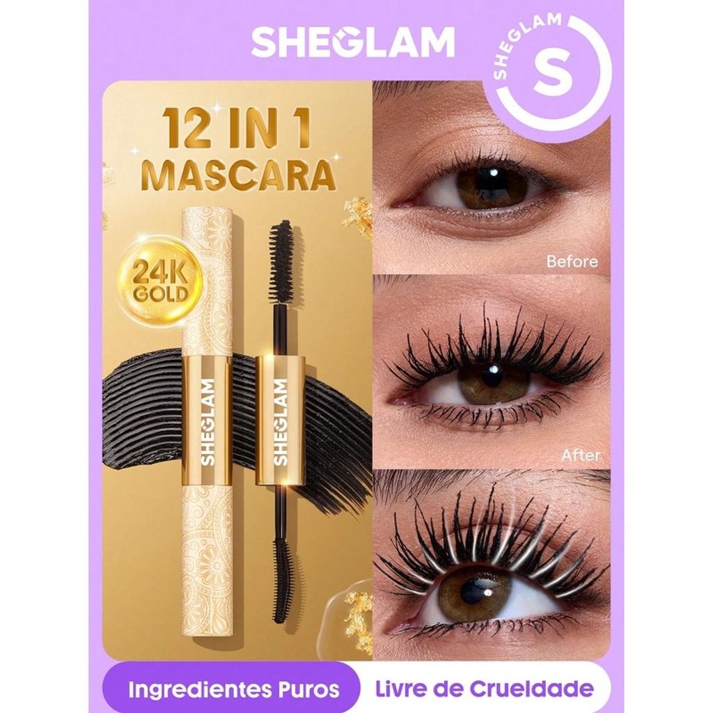 Sheglam All-In-One 24K Multi Effect Waterproof Mascara Black by Beauty Care Bag