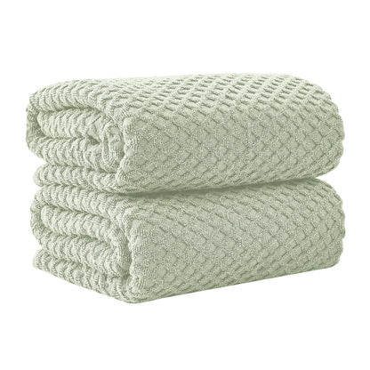 Cotton Diamond Waffle Weave Bath Towel Set - Grayson Collection by Great Bay Home
