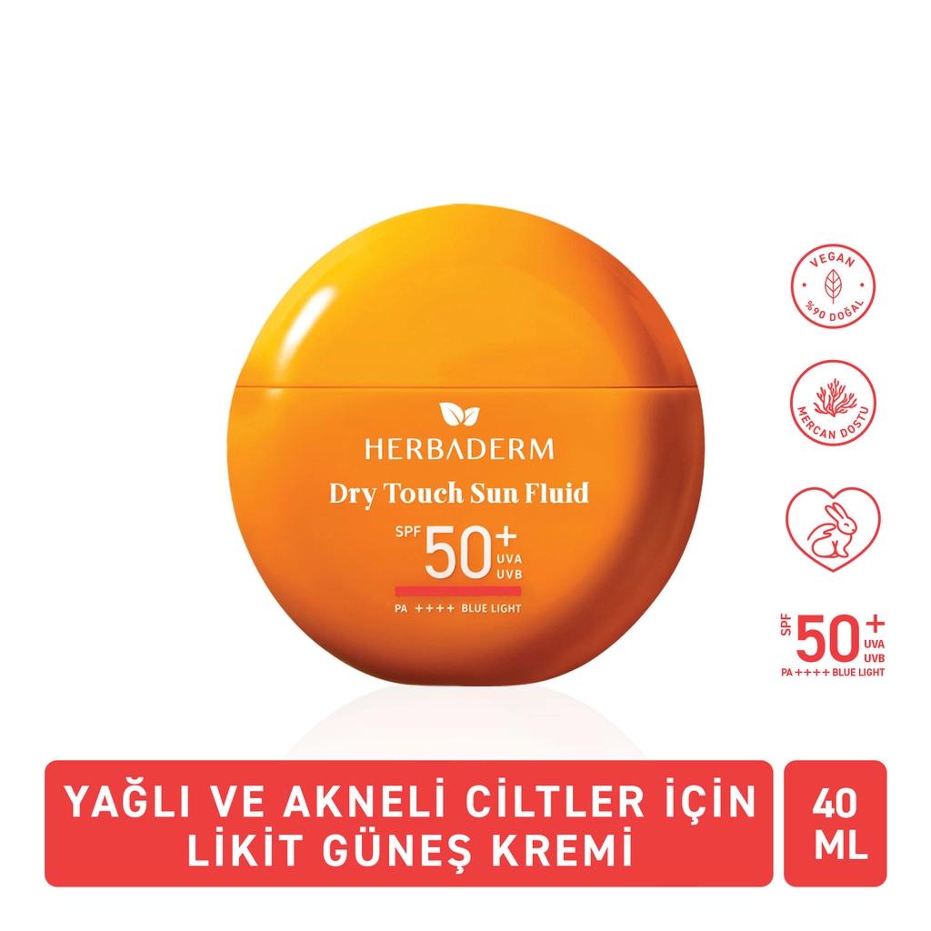 Herbaderm Dry Touch Sun Fluid SPF 50+ Hydrating Sunscreen 40 ml by Beauty Care Bag