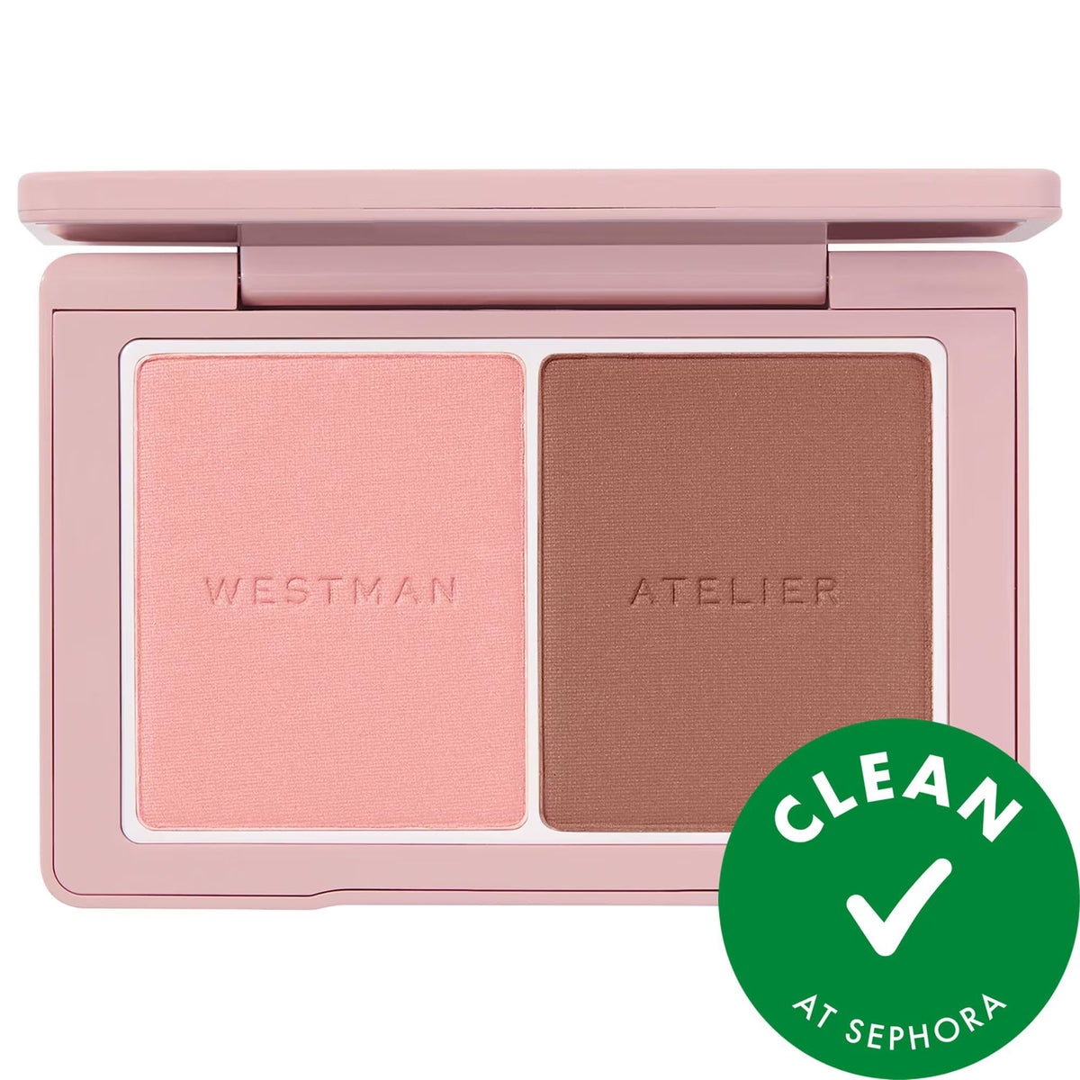 Baby Cheeks: Powder Blush Duo - Natural Dimension, Talc-Free, Buildable, Cruelty-Free Matte Blush for Healthy-Looking Skin by Beauty Care Bag