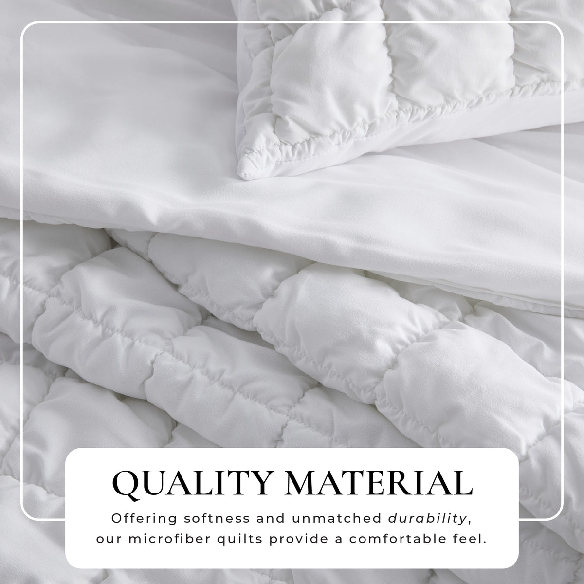 Puff Marshmallow Texture Quilt Set - Marshmallow Collection by Great Bay Home