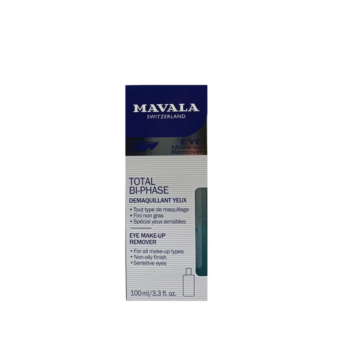 Mavala Dual-Phase Eye Makeup Remover - Gentle, Effective Makeup Removal for Sensitive Eyes by Beauty Care Bag