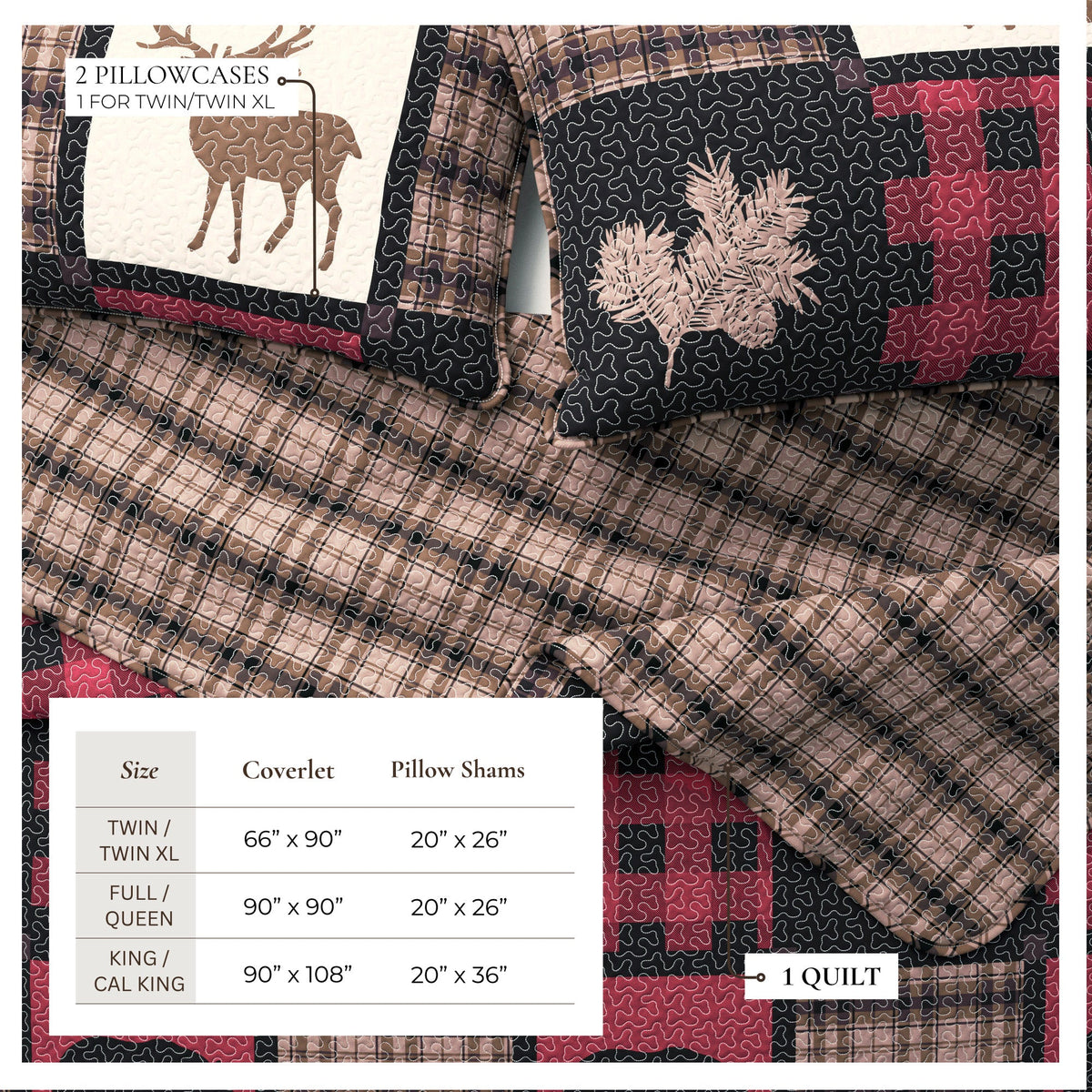Lodge Quilt - Stonehurst Collection by Great Bay Home
