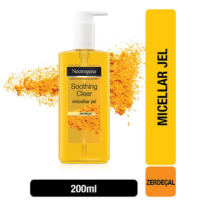 Neutrogena Micellar Makeup Cleansing Gel - Gentle, Oil-Free, Non-Comedogenic Cleanser for Sensitive Skin, Removes Waterproof Makeup by Beauty Care Bag