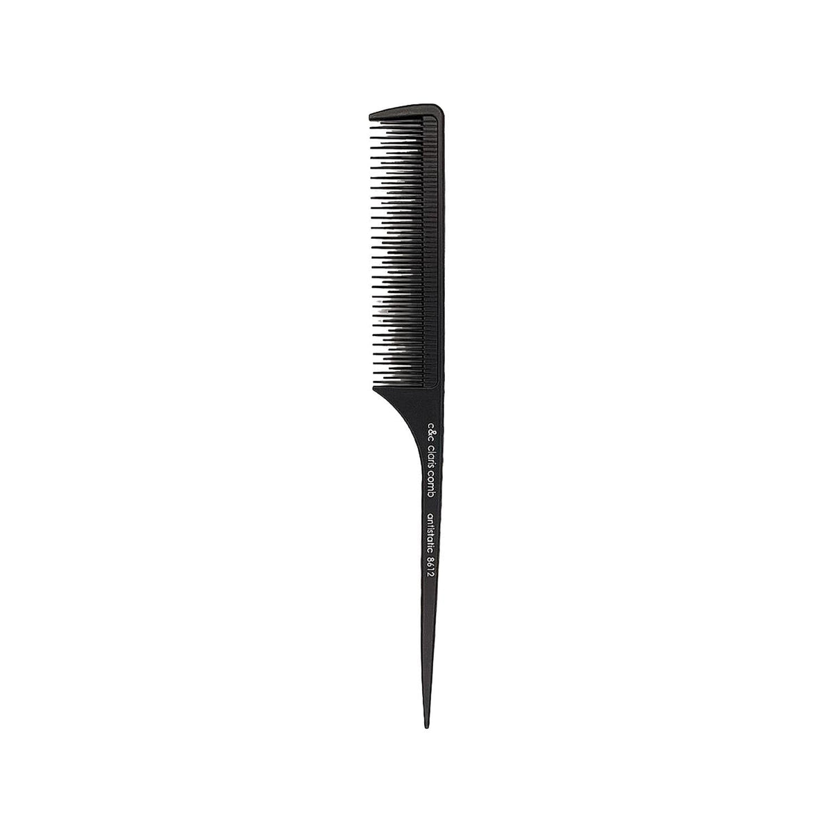 Claris Carbon Comb 8612 C-25006 - Durable and Lightweight Hair Comb Set by Beauty Care Bag