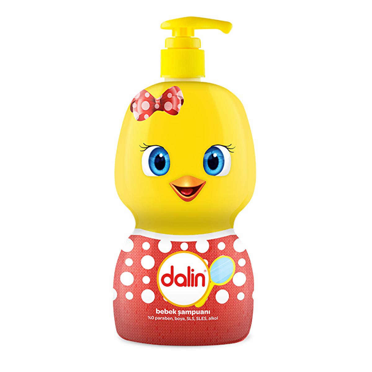 Dalin Gentle Baby Shampoo with Fun Designs - Hypoallergenic & Dermatologically Tested, 16.91 fl oz by Beauty Care Bag