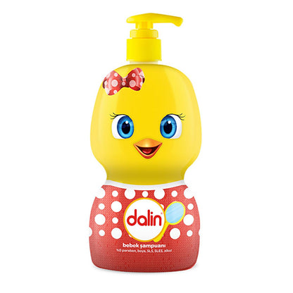 Dalin Gentle Baby Shampoo with Fun Designs - Hypoallergenic & Dermatologically Tested, 16.91 fl oz by Beauty Care Bag