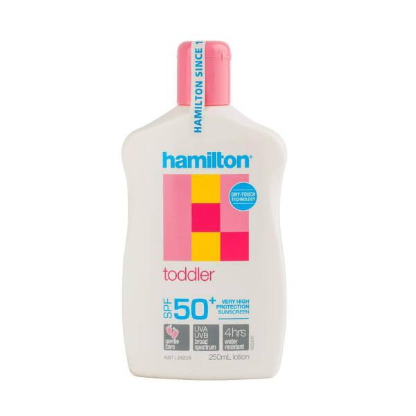 Hamilton SPF50+ Sunscreen Lotion for Children - Hypoallergenic, Water-Resistant, 8.45 fl oz by Beauty Care Bag