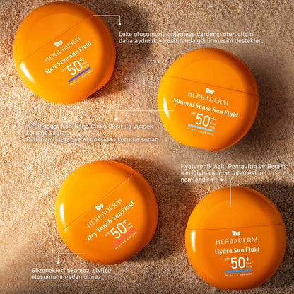 Herbaderm Dry Touch Sun Fluid SPF 50+ Hydrating Sunscreen 40 ml by Beauty Care Bag