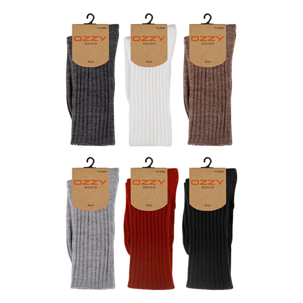 Ozzy Women's Woolen Sleep Socks - Soft, Warm, Colorful Cozy Sleepwear for Women by Beauty Care Bag