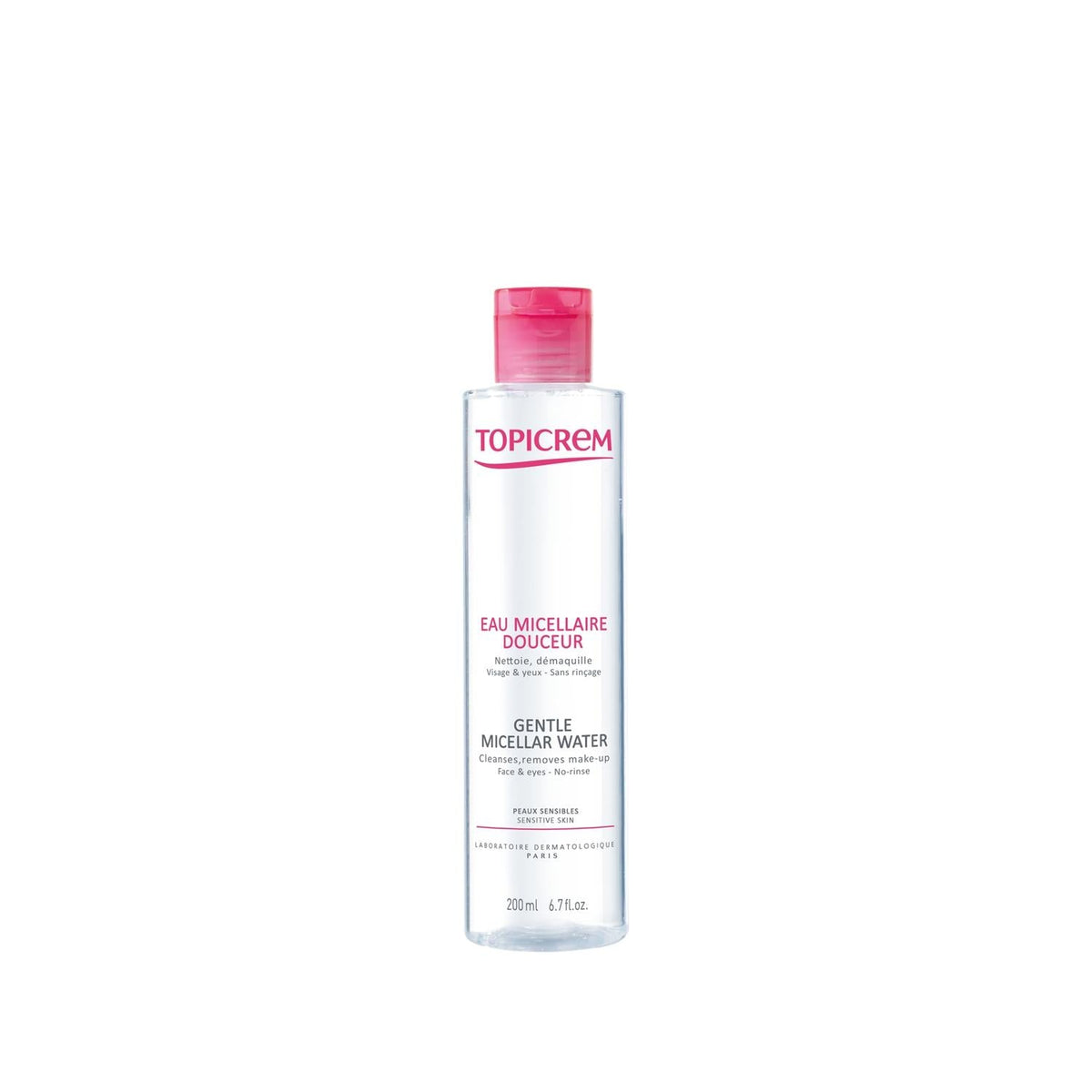 Topicrem Face and Eye Cleansing Water for Sensitive Skin - Gentle, Non-Irritating, 200ml by Beauty Care Bag