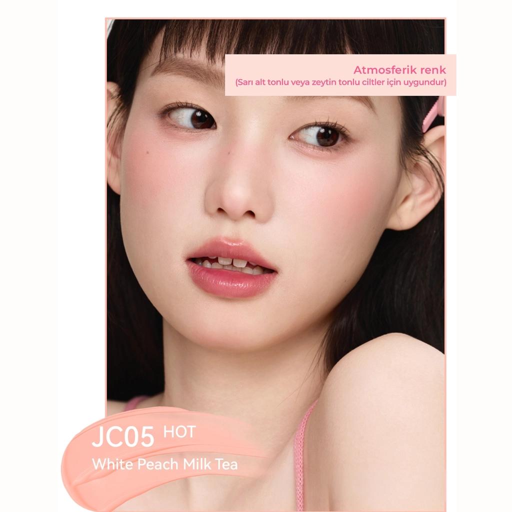 AZTK Liquid Blush Jelly Effect JC05 White Peach Milk Tea by Beauty Care Bag