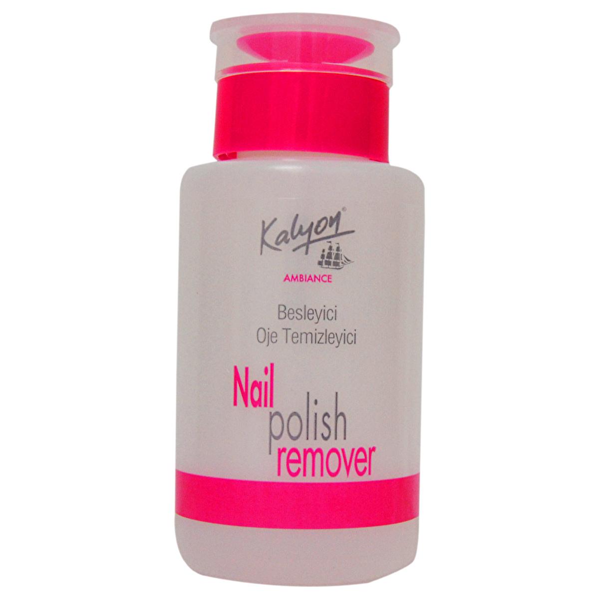 Kalyon Gentle Nail Polish Remover with Pump Dispenser - 200ml, Easy to Use, Fast Removal by Beauty Care Bag