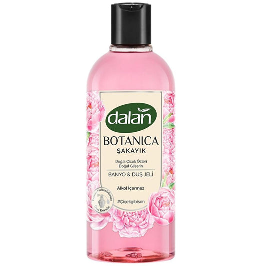 Dalan Botanica Natural Shower Gel with Floral Scent - Paraben-free, Glycerin Enriched Body Cleanser by Beauty Care Bag