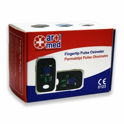 Fingertip Pulse Oximeter Portable Oxygen Monitor by Beauty Care Bag