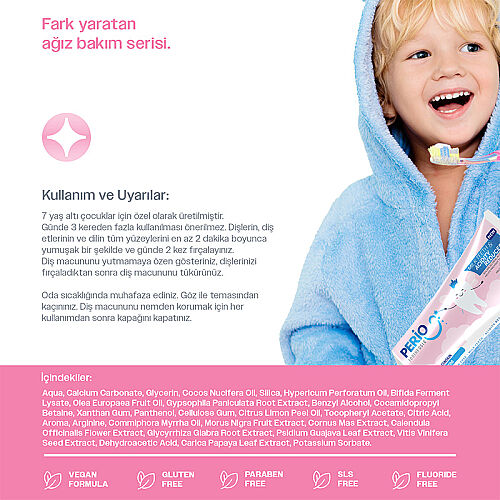 Ya Da Multicosmetics Perio Kids Toothpaste 75 ml by Beauty Care Bag