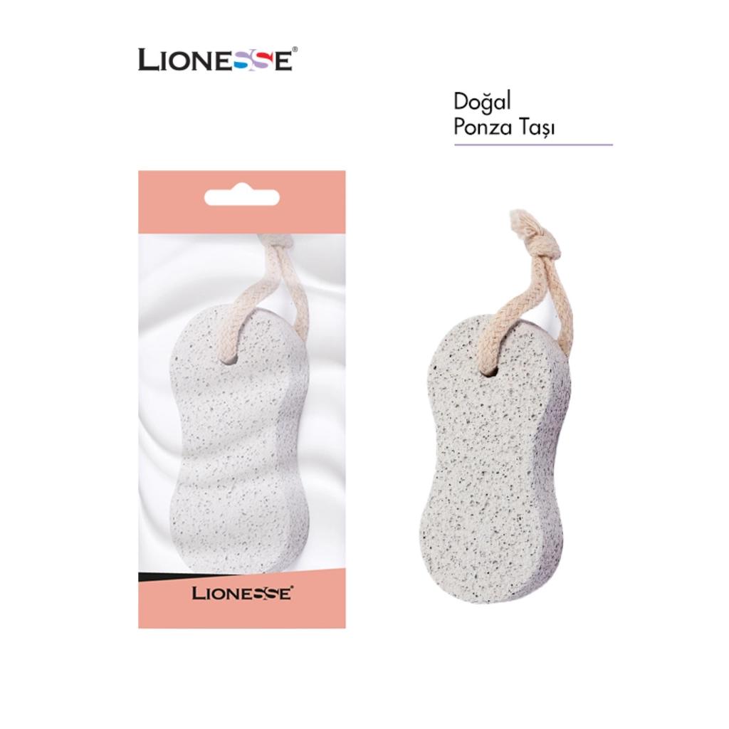 Lionesse Natural Pumice Stone for Smooth Feet by Beauty Care Bag