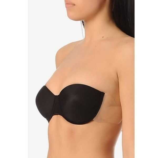 Yeni Inci 8003 Comfort Support Everyday Bra in Black by Beauty Care Bag