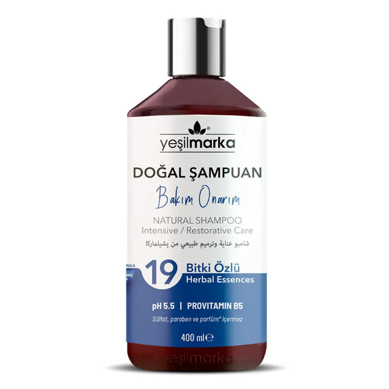 Yesilmarka Natural Care Shampoo with Argan & Rosemary 400 ml by Beauty Care Bag