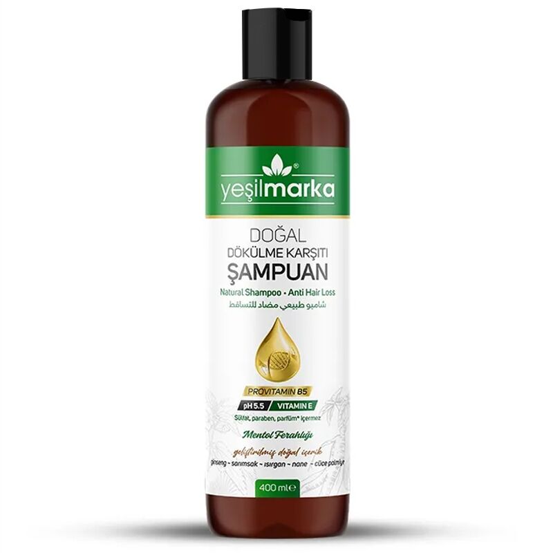 Yesilmarka Natural Anti-Hair Loss Shampoo for Stronger Hair 400 ml by Beauty Care Bag