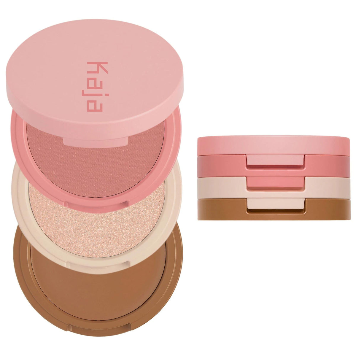 Face Bento cream bronzer, blush and highlighter sculpting palette