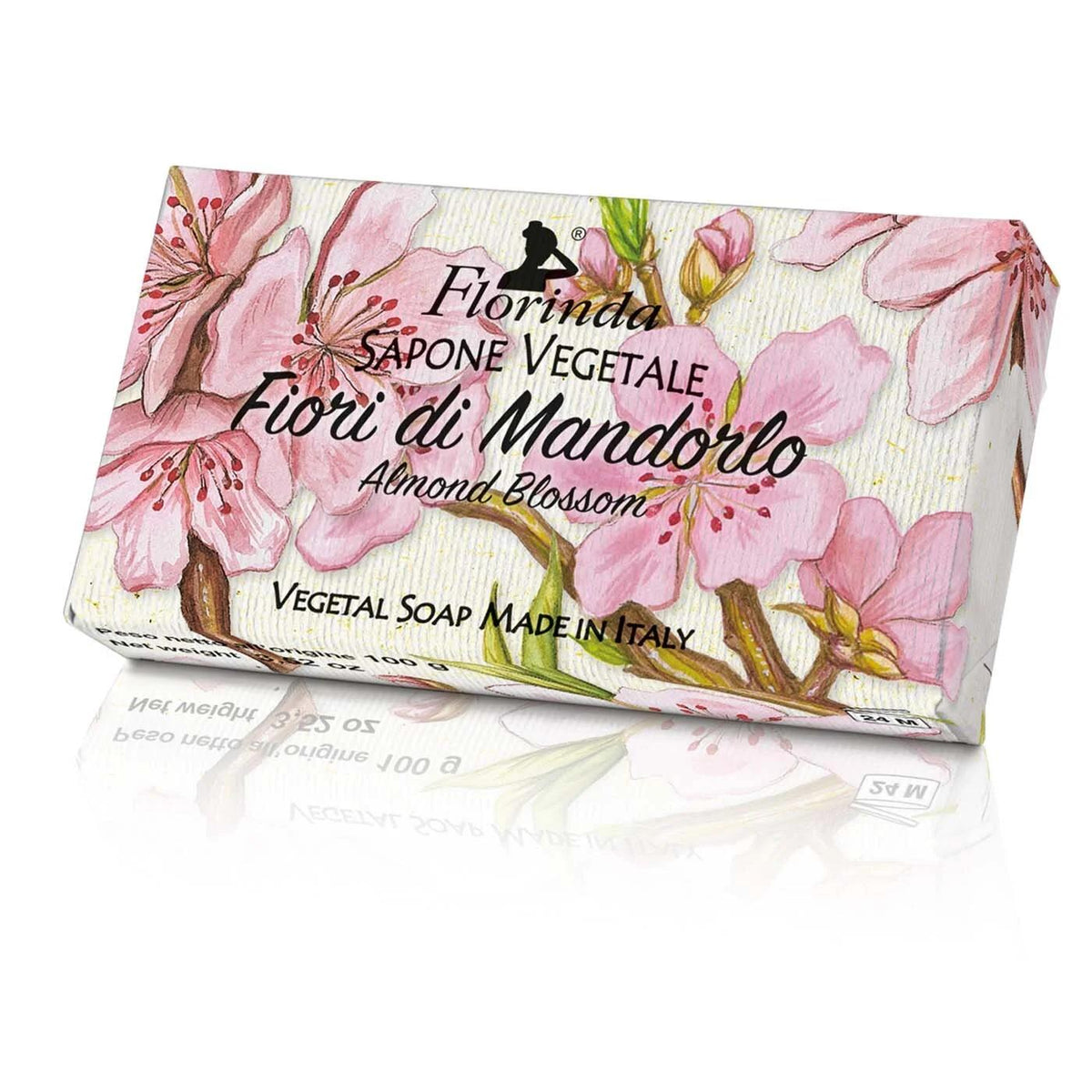 Florinda Almond Blossom Vegetal Solid Soap 100g by Beauty Care Bag
