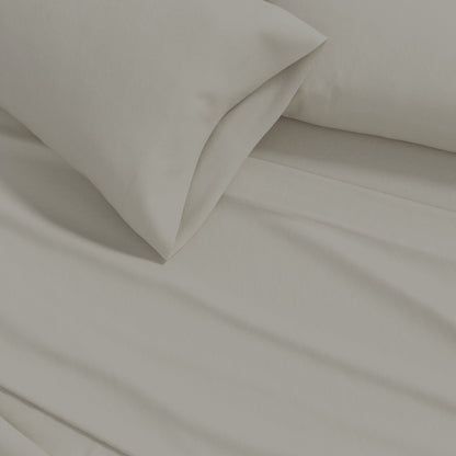 Cotton Solid Flannel Sheet - Nordic Collection by Great Bay Home