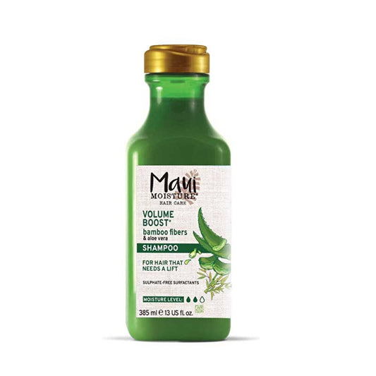 Maui Moisture Volumizing Bamboo Fiber Shampoo - Thickening Aloe Vera & Vegan Formula, Sulfate-Free - For Thin Hair & Natural Volume by Beauty Care Bag