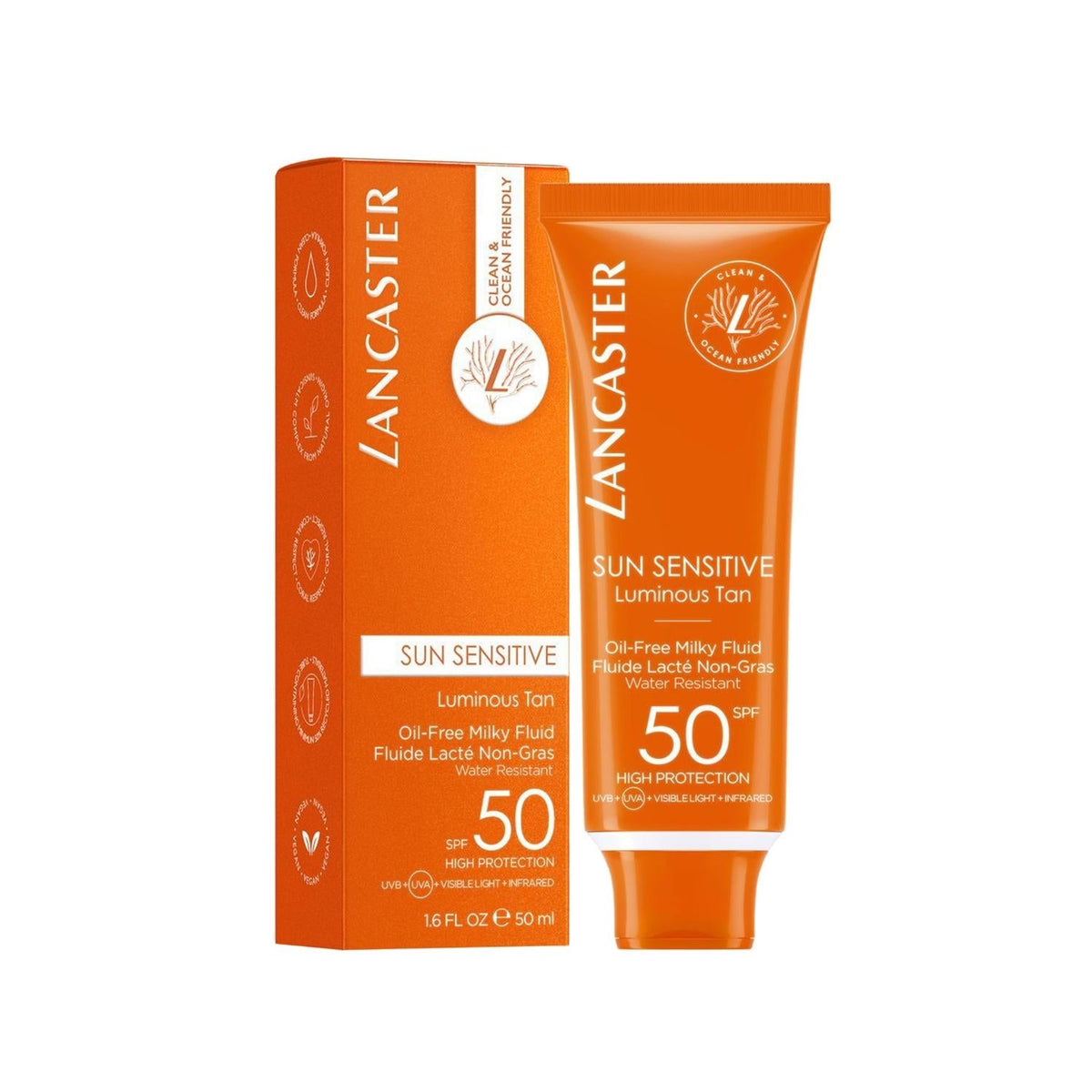 Lancaster Sun Sensitive oil-free milky fluid SPF50