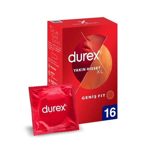 Durex Feel Close XL Condoms Extra Sensitive 16 Count by Beauty Care Bag