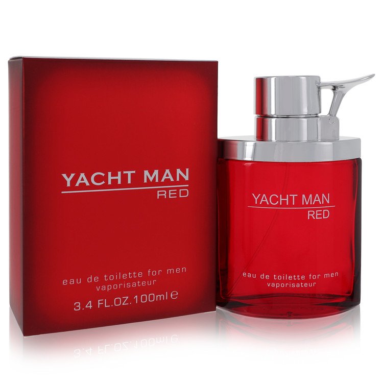 Yacht Man Red by Myrurgia Eau De Toilette Spray 3.4 oz for Men by Avera Group