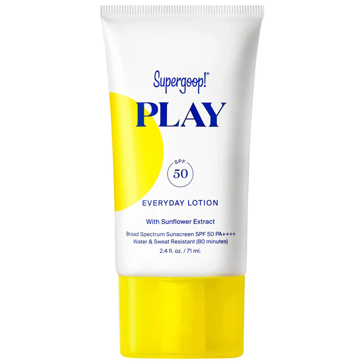 Supergoop PLAY Everyday SPF 50 sunscreen lotion for face and body