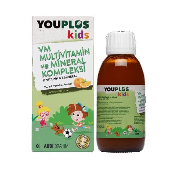 Youplus Kids VM Multivitamin and Mineral Syrup 150 mlSupplementsTorqelo.com