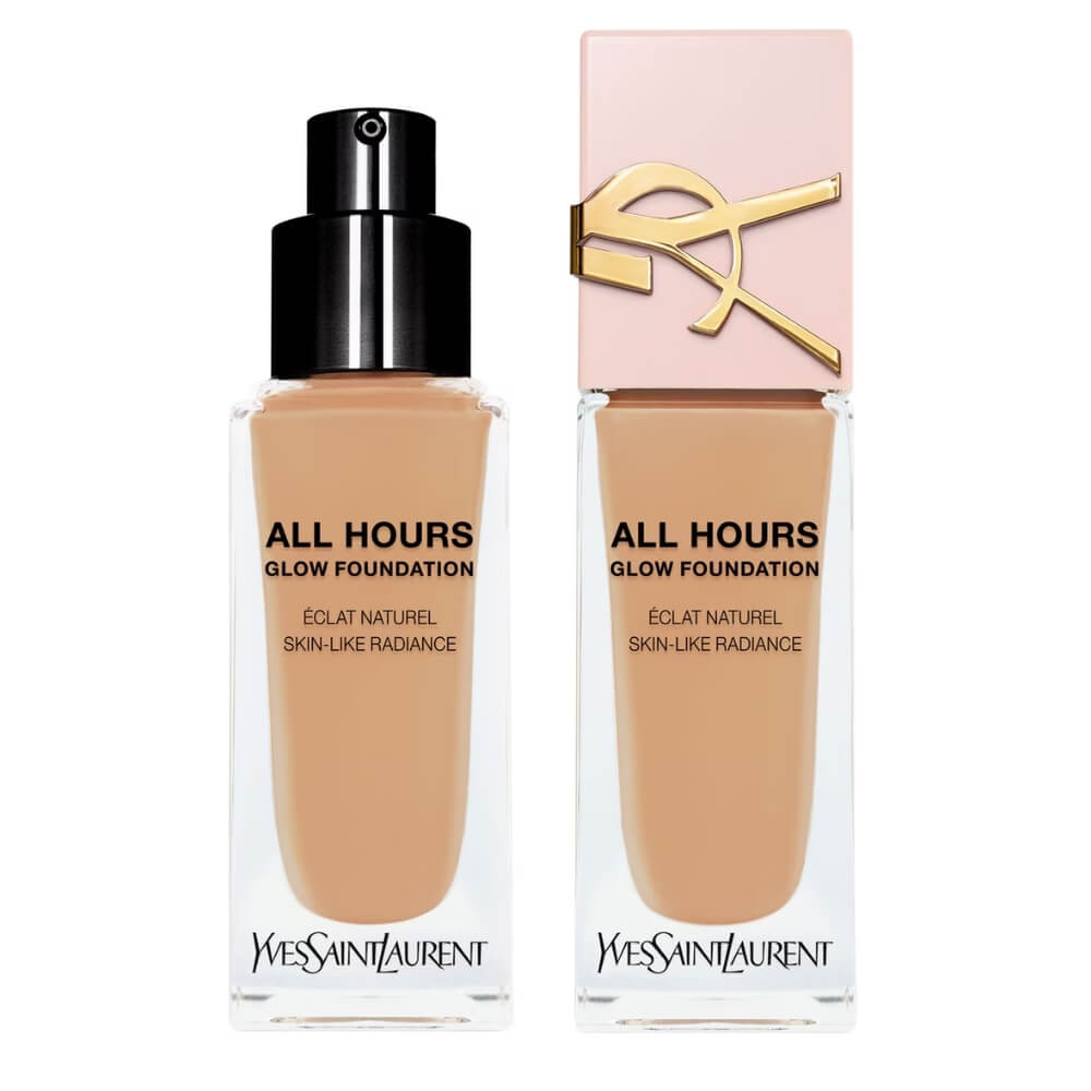 YSL All Hours Glow Foundation MN7 for Luminous Skin by Beauty Care Bag