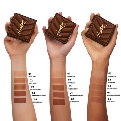 YSL All Hours Hyper Finish Bronzer 02 Natural Glow 8.5g by Beauty Care Bag