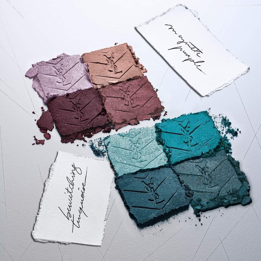YSL Couture Baby Clutch Eyeshadow Palette 850 Bewitching Turquoise by Beauty Care Bag