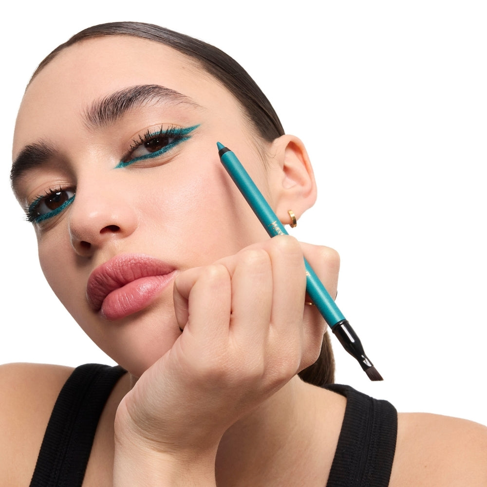 YSL Lines Liberated Eyeliner in Bewitching Turquoise by Beauty Care Bag