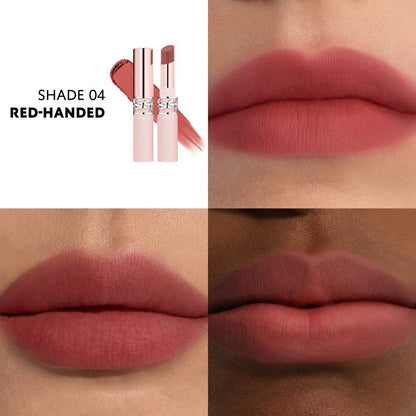 YSL Lovenude Lip Blusher 04 Red Handed Matte Lipstick by Beauty Care Bag
