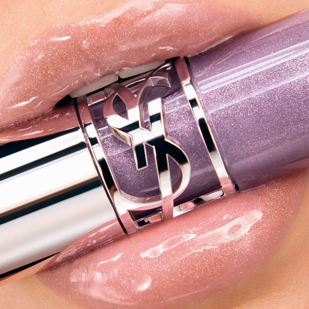 YSL Loveshine Plumping Lip Oil Gloss 01 for Shiny Lips by Beauty Care Bag