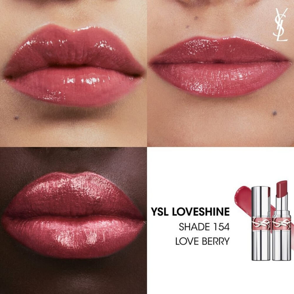 YSL Loveshine Lipstick 154 Hydrating Shiny Lip Color by Beauty Care Bag