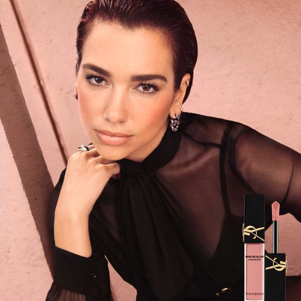 YSL Liquid Blush Shade 44 Velvet Liquid Blush for Radiant Glow by Beauty Care Bag