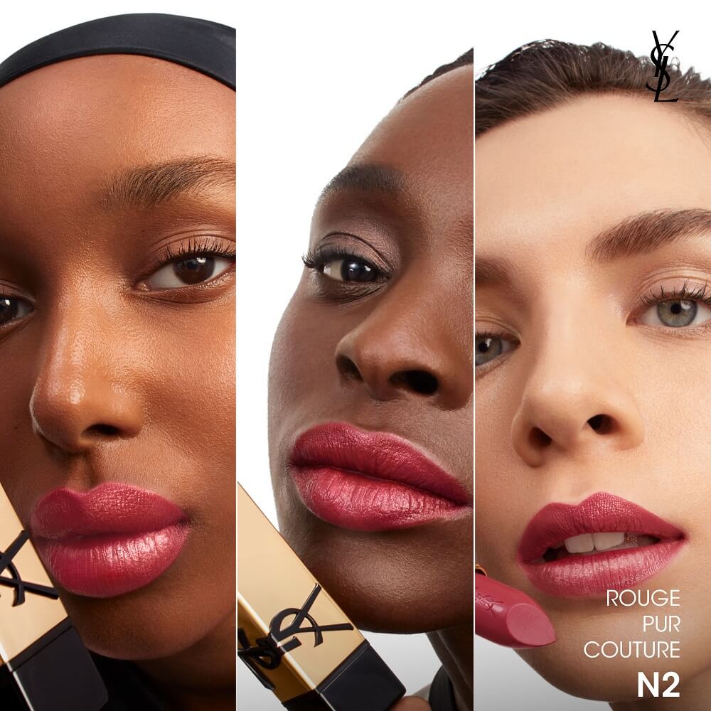 YSL Rouge Pur Couture Lipstick N2 Velvet Finish 3.8g by Beauty Care Bag