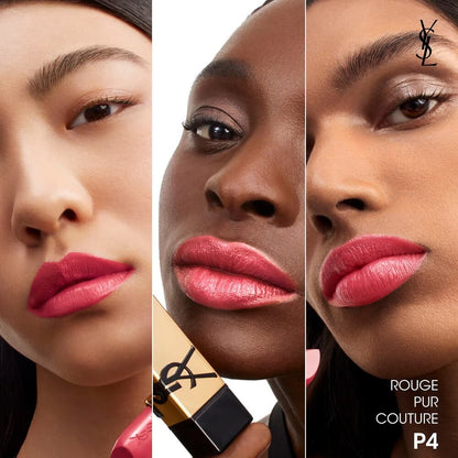YSL Rouge Pur Couture Lipstick P4 Velvet Finish 3.8g by Beauty Care Bag