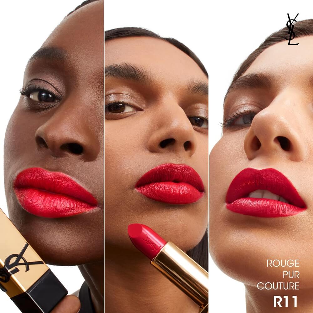 YSL Rouge Pur Couture Lipstick R11 Velvety Finish 3.8g by Beauty Care Bag