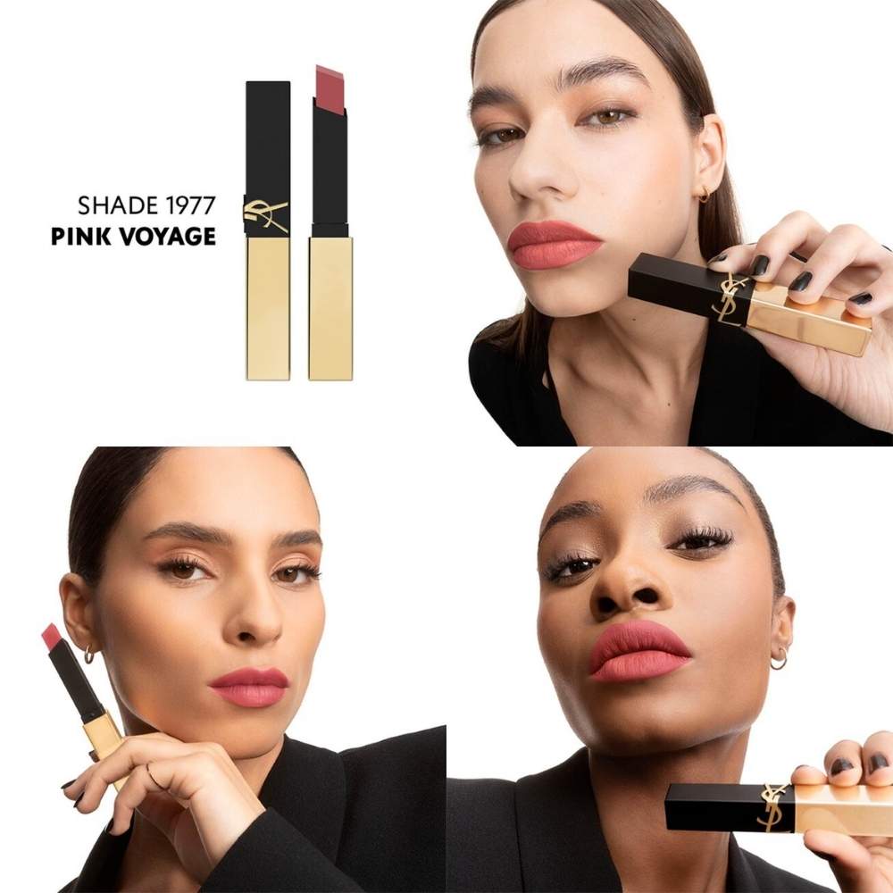 YSL The Slim Rouge 1977 Intense Lipstick for Defined Lips by Beauty Care Bag