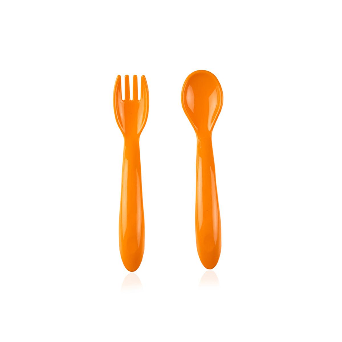Babyjem Baby Utensil Set - Soft Baby Cutlery & Dishwasher Safe Feeding Tools for Self-Feeding Infants by Beauty Care Bag
