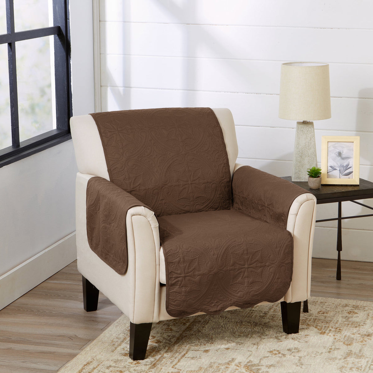 Medallion Solid Furniture Protector - Elenor Collection by Great Bay Home